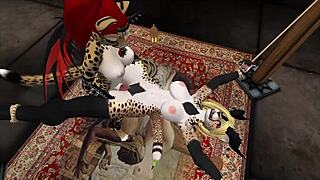 Demon Hunter Succumbs to Furry Monster Shemale Fucking Frenzy