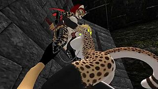 Demon Hunter Succumbs to Furry Monster Shemale Fucking Frenzy