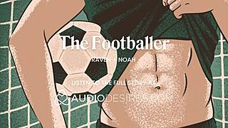 Athlete Fucks Locker Room Journalist Hard After Sexy Interview