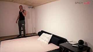 slutty sara bell bends over in gym for intense fucking workout session