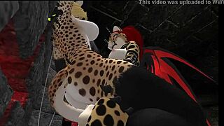 Demon Hunter Succumbs to Furry Monster Shemale Fucking Frenzy