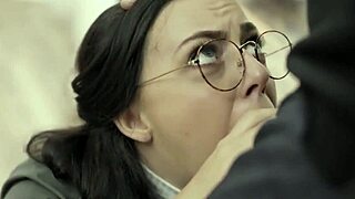 hey whitney wright gives the nerdiest glasses blowjob you'll ever crave