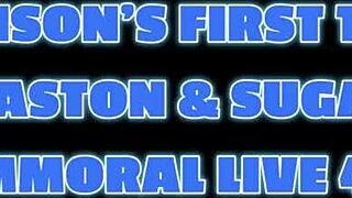 noelle eastons catholic cunt gags hard on porno dans monster cock!