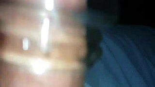 Curious jar teases slick pussy lips in hidden masturbation frenzy buildup