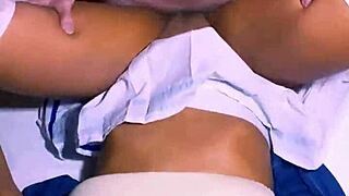 Hey professor, will this shy petite student's tight pussy pass me?