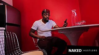 Light skin ebony bunny drops phat ass on stiff cock outdoors wet