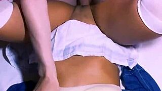 Hey professor, will this shy petite student's tight pussy pass me?