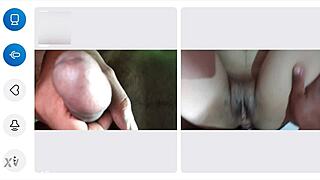 Video Call Tension Bursts into Quick Orgasm Release