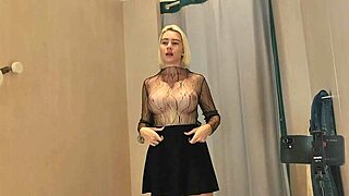 Wanna fuck me right here in this fitting room with my big tits?