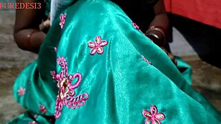 Desi Bhabhi Distracted from Book by Teacher's Hard Fuck in Bedroom