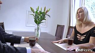 Lacey starr seduces boss paul black with busty tits and wet pussy ride