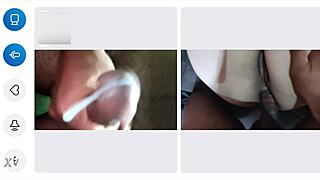 Video Call Tension Bursts into Quick Orgasm Release