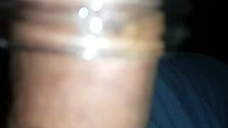 Curious jar teases slick pussy lips in hidden masturbation frenzy buildup