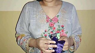 horny stepsis teases with her huge natural tits begging for rough young cock pounding