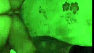 early morning anal surprise for slutty wife on halloween