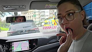 FreyjaXtreme chokes on monster cock then gapes asshole in car creampie