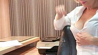 milf blonde begs for cum domination orgasm make me explode daddy??