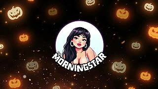 early morning anal surprise for slutty wife on halloween