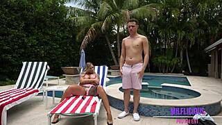 busty stepmom stephanie love, caught you riding cock, join the fun?