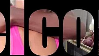 hospital cleaner bends petite ebony nurse over desk for monster cock pounding