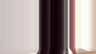 Golddigger Bitch Dominates in Latex Garter Belt with Feet Fetish Song Dance