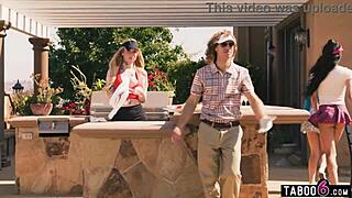 Milf Learns Golf from Two Shemales' Hard Double Fuck Lessons