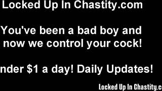 Chastity cage locks you in for good now