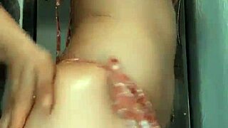 hey babe check skylarbonez all oiled up shaking big tits in louis vuitton bikini hardcore