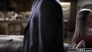 imagine picking up hot teen hitchhiker for ffm threesome deepthroat fun