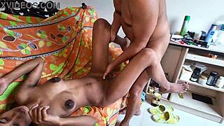 bengali skinny beauty melts in passionate creampie sex, riding uttaran20's cock with horny moans and tits bouncing