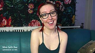 petite redhead goth emo gives cuckold joi humiliation in femdom fantasy