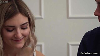 Lovely Teen Stretches Spread Virgin Snatch for Defloration