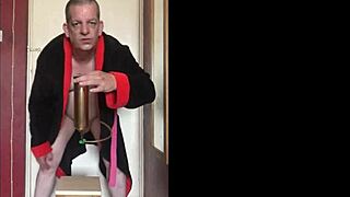 shy homemade lover gulps own pee craving yours desperately