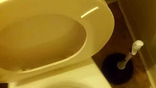 ever wonder how a 21-year-old's penis peeks out while pissing in the toilet?