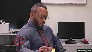 Get down, kneel and suck your big tits shemale boss uncut cock?