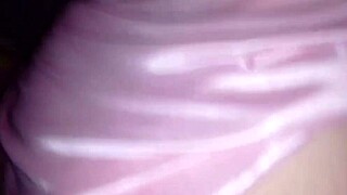 Bent over doggy creampie soaks big wet pussy