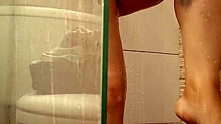 Watch Cute Venezuelan Stepsis Milet Shower and Shave Pussy on Spy Cam!