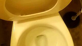 ever wonder how a 21-year-old's penis peeks out while pissing in the toilet?