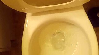 ever wonder how a 21-year-old's penis peeks out while pissing in the toilet?