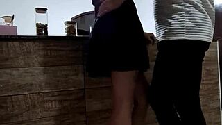 Cheating blonde takes stranger bareback anal creampie at bar no pussy for hubby