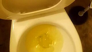 ever wonder how a 21-year-old's penis peeks out while pissing in the toilet?