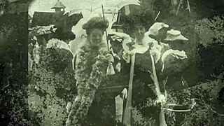 Dark lantern unveils two centuries of hairy mature blowjobs and fucks