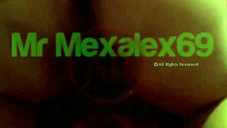 Horny Mexican teen big ass bent over doggystyle hardcore pounding juicy pussy