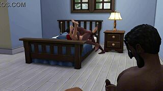 yo jamal's monster bbc pounds my girlfriend missionary while i watch humiliated