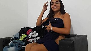 my hot stepsis loves when i tongue her wet pussy alone, then she rides me hard.