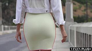 how does xochi's tight oiled ass take that pounding cowgirl and doggystyle with rimming and cum?