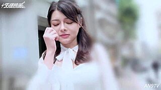 Shy office lady returns to work barefoot with fresh cum mouthful after model dreams