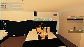 roblox slut cheats with huge bbc pounding her fat ass!