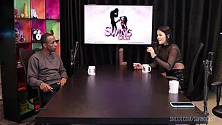 brazilian milf alice vasconcelos dominated by black bull in swingers casting with big ass spanking and group play