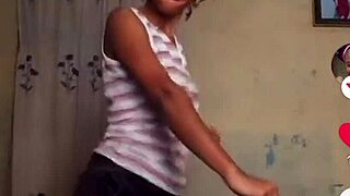 Petite Teen Works Big Tits On Monster Cock Hard